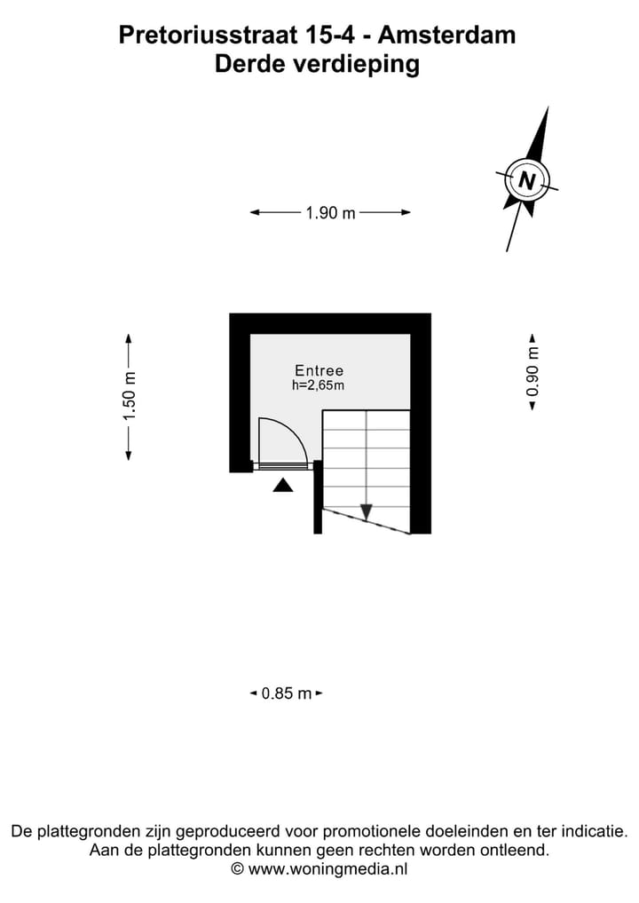 Foto 60 van Pretoriusstraat 15-4