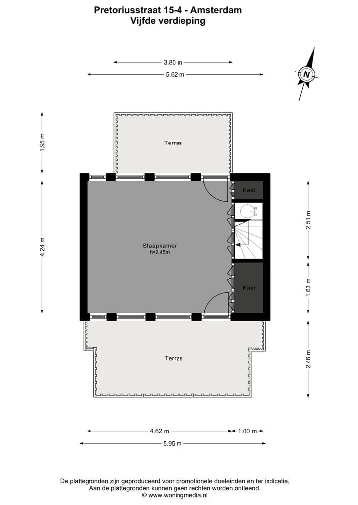 Foto 66 van Pretoriusstraat 15-4