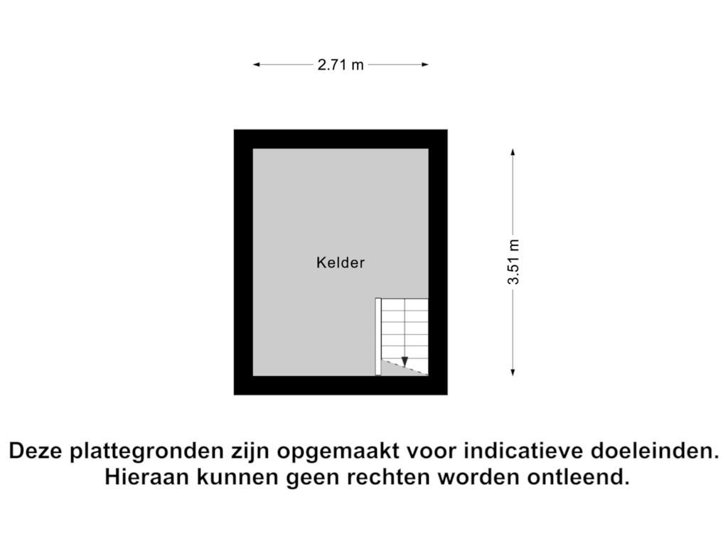 View floorplan of Kelder of Oude Deldenseweg 7