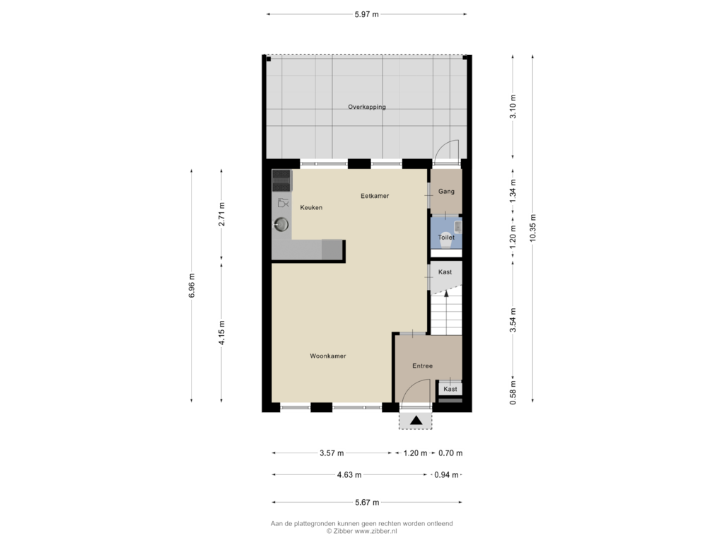 Bekijk plattegrond van Begane Grond van Schout Diercxlaan 19