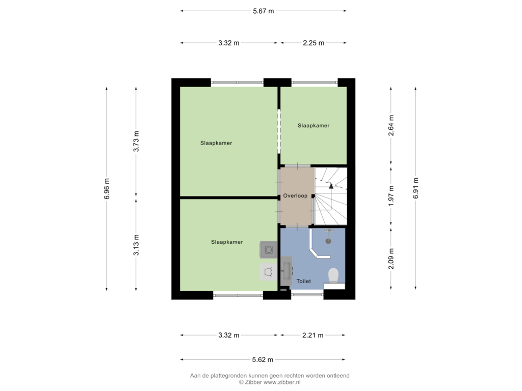 Bekijk plattegrond van Eerste Verdieping van Schout Diercxlaan 19