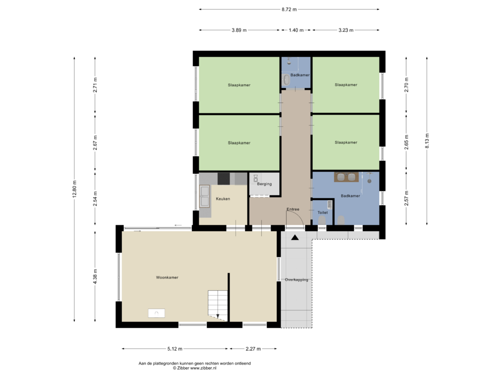 Bekijk plattegrond van Begane grond van Iepenlaan 18 .