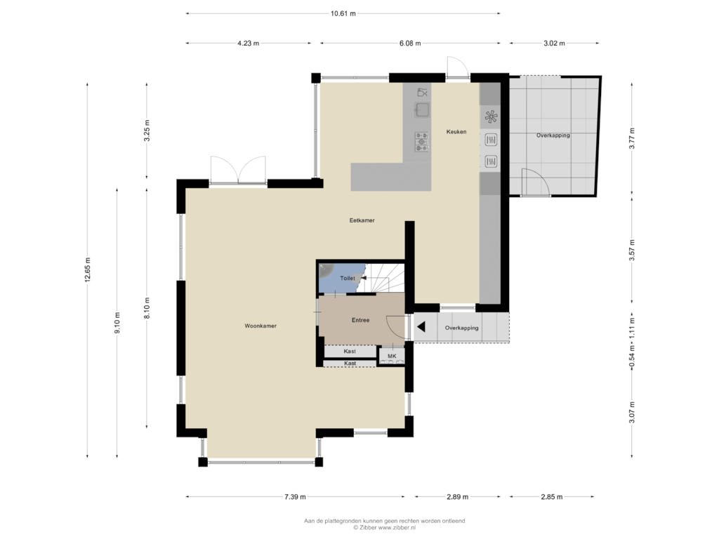 Bekijk plattegrond van Begane Grond van Brandenburglaan 46