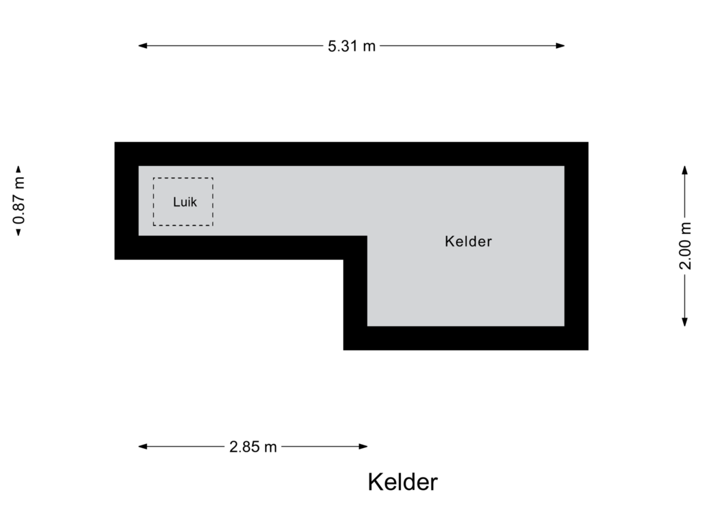 Bekijk plattegrond van Kelder van Adastraat 14