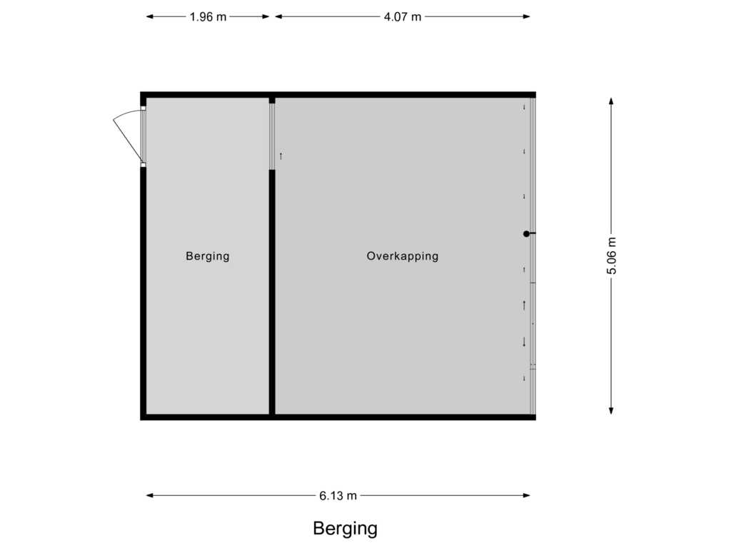 Bekijk plattegrond van Berging van Adastraat 14