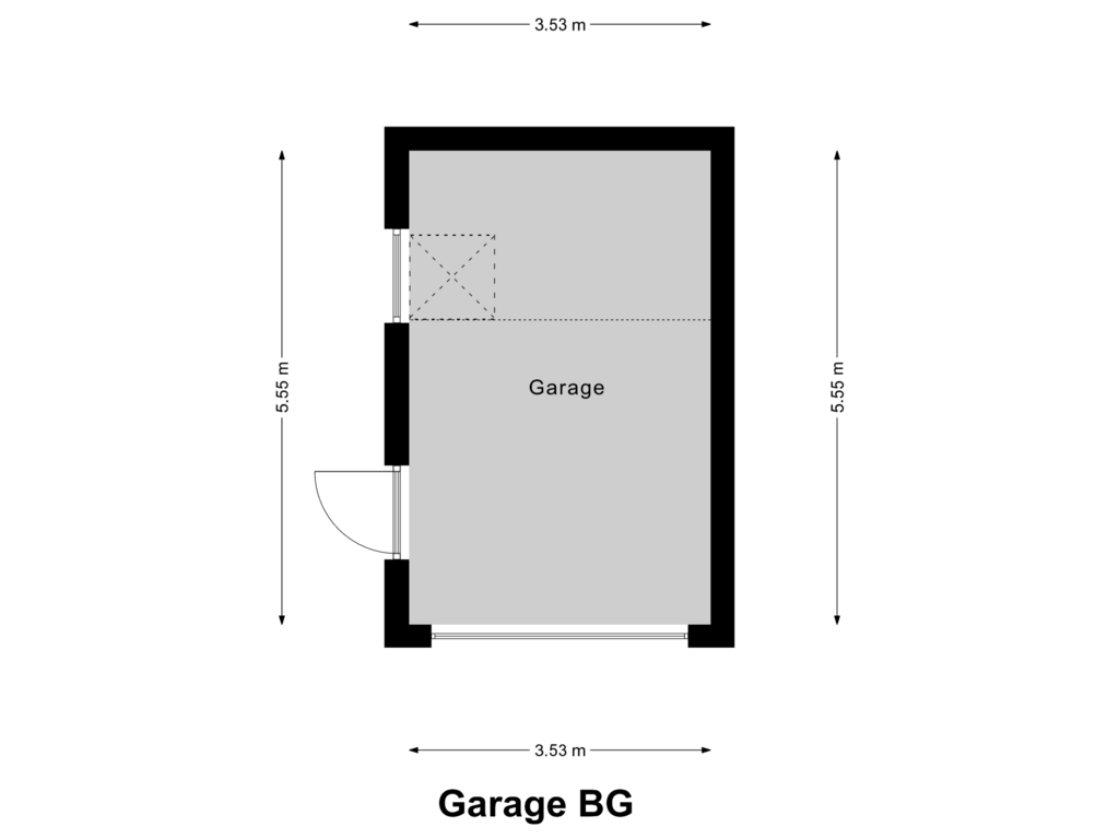 Bekijk plattegrond van Garage BG van Heistershof 6