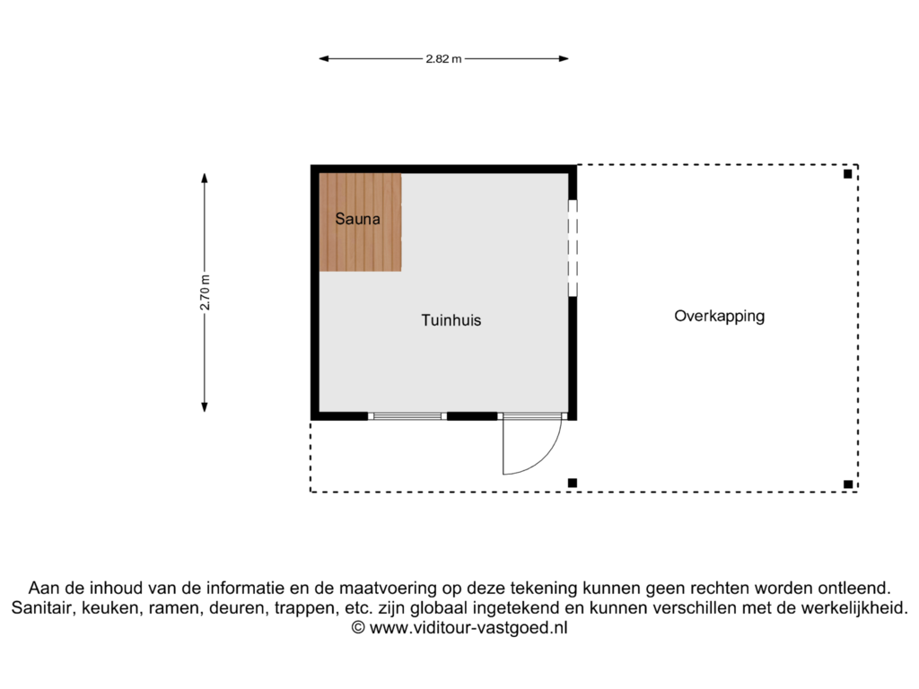 Bekijk plattegrond van Tuinhuis van Bredaseweg 77