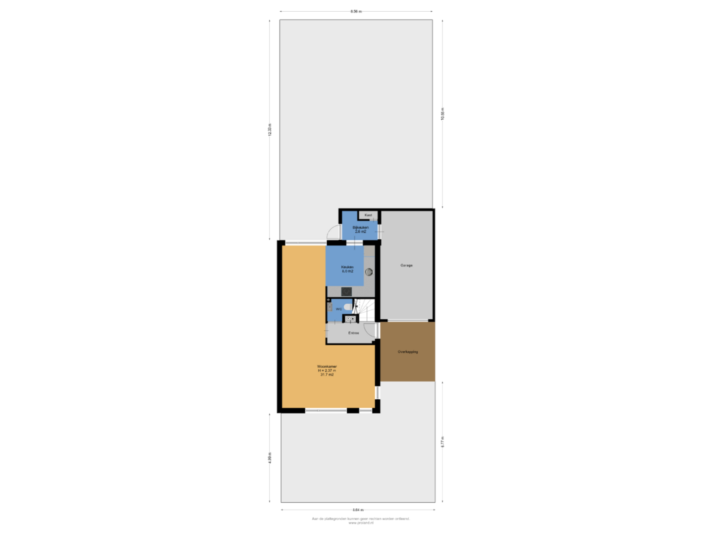 View floorplan of Begane Grond Met Tuin of Kooistukken 72