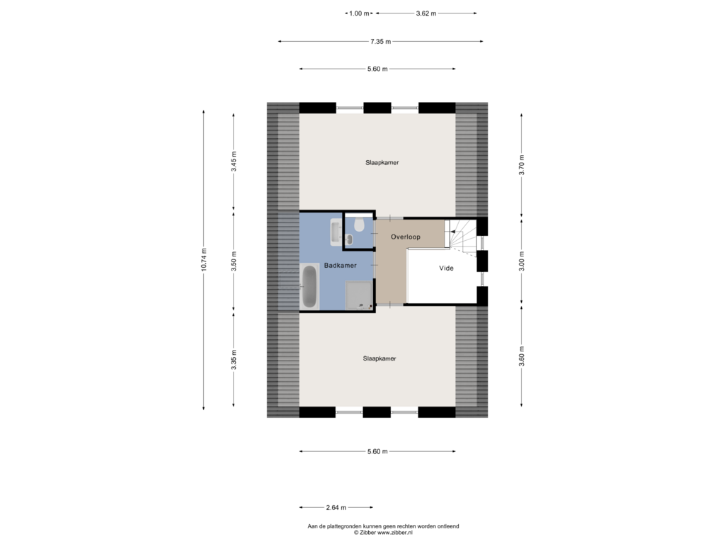 View floorplan of Eerste verdieping of Rijksstraatweg 78-13