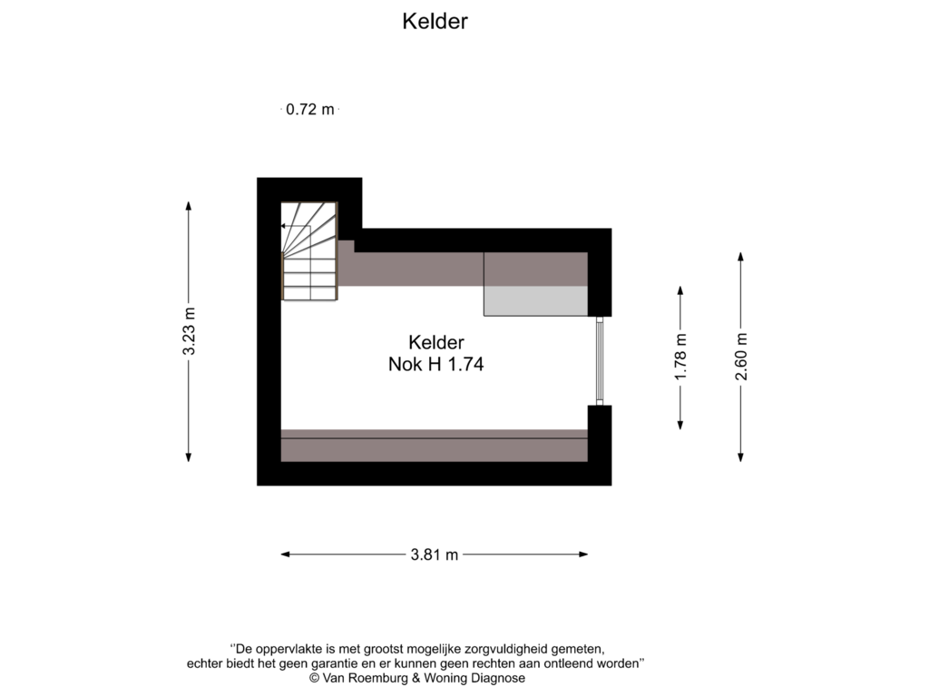 Bekijk plattegrond van Kelder van Aaldert 9