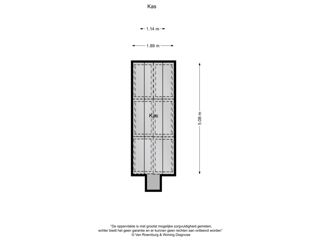 Bekijk plattegrond van Kas van Aaldert 9