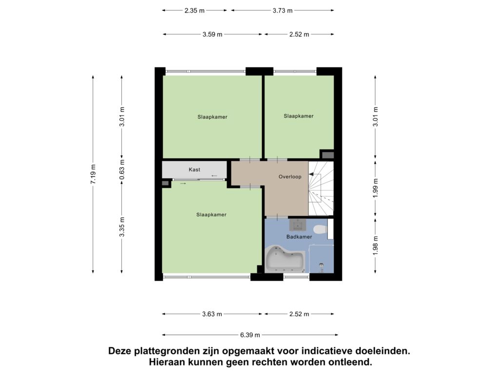 Bekijk plattegrond van Eerste verdieping van Lobeliastraat 12