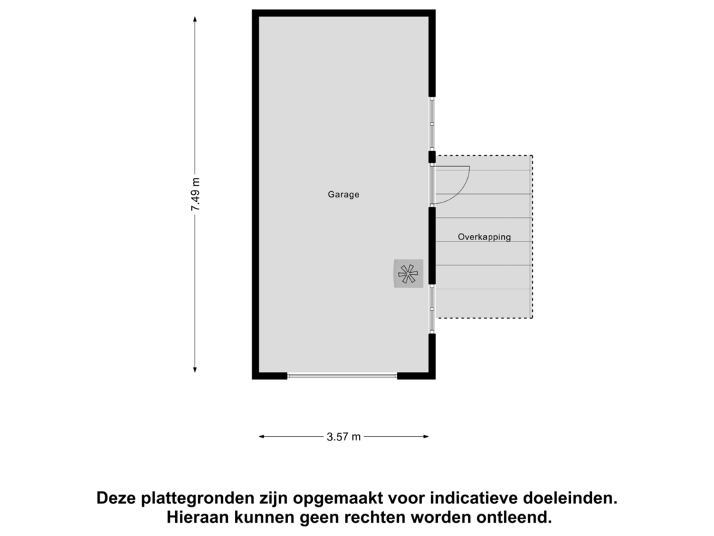 Bekijk plattegrond van Garage van Lobeliastraat 12