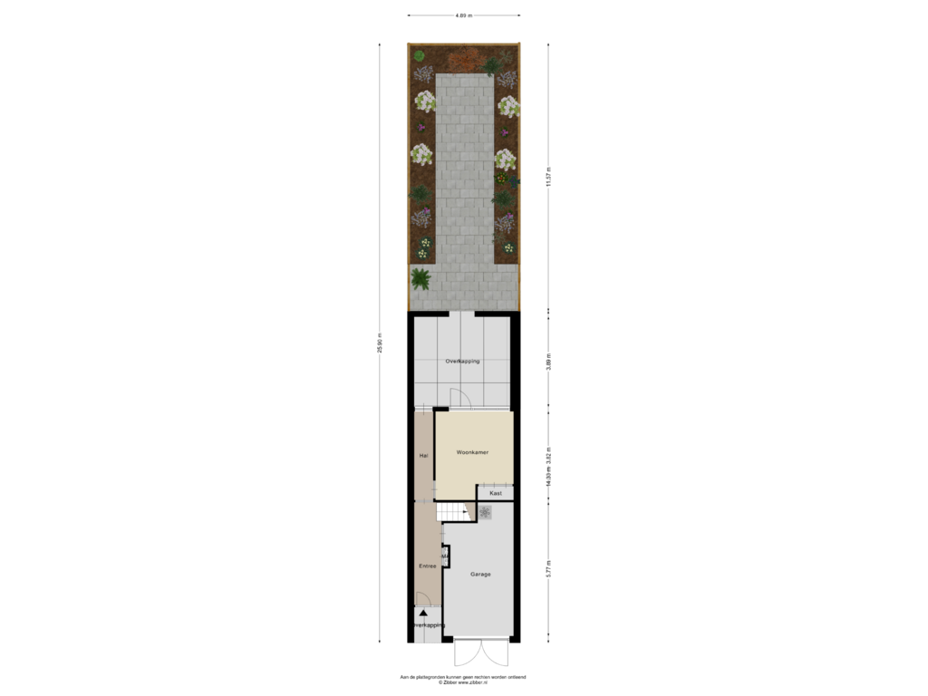 Bekijk plattegrond van Begane grond Tuin van Ypelobrink 109