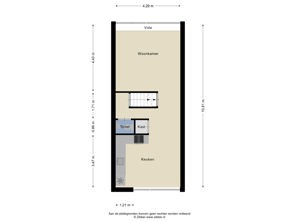 Bekijk plattegrond van Eerste Verdieping van Ypelobrink 109