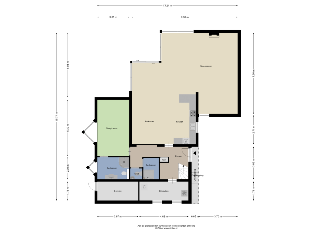 View floorplan of Begane Grond of Kastanjelaan 6