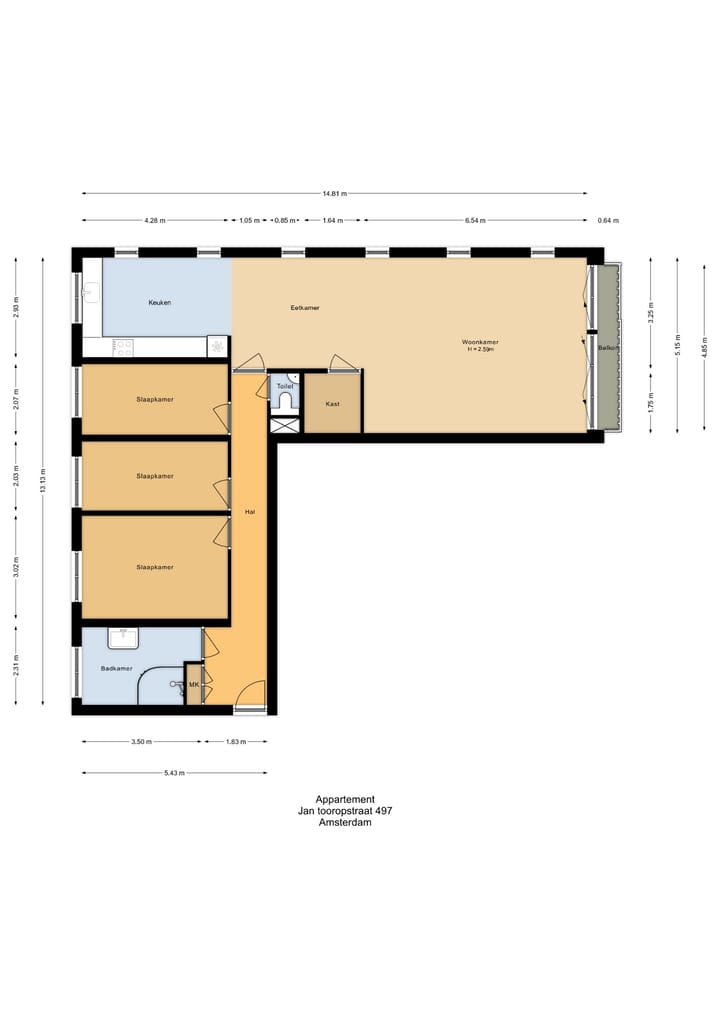 Foto 33 van Jan Tooropstraat 497