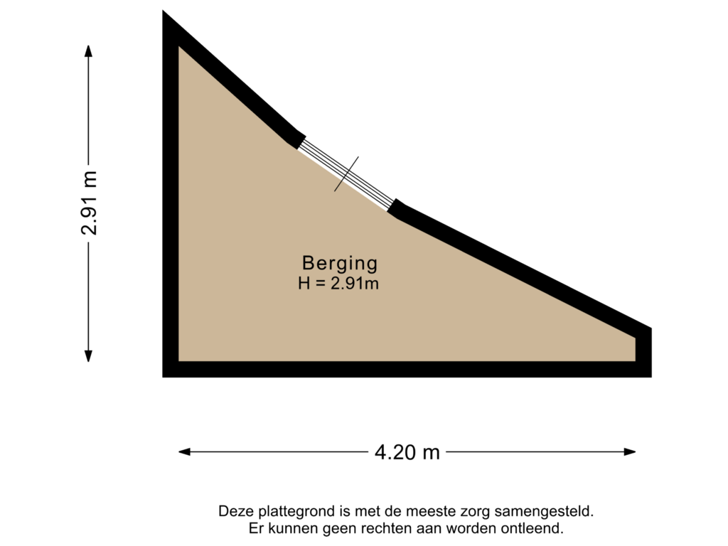 Bekijk plattegrond van Berging van Librijesteeg 189