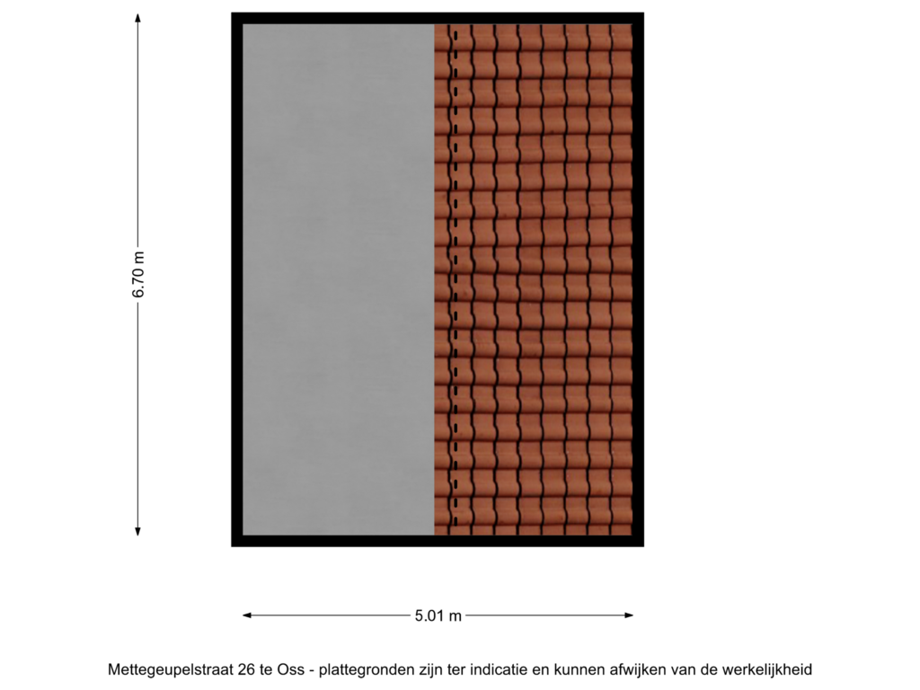 View floorplan of Mettegeupelstraat 26 te Oss - Bergzolder of Mettegeupelstraat 26