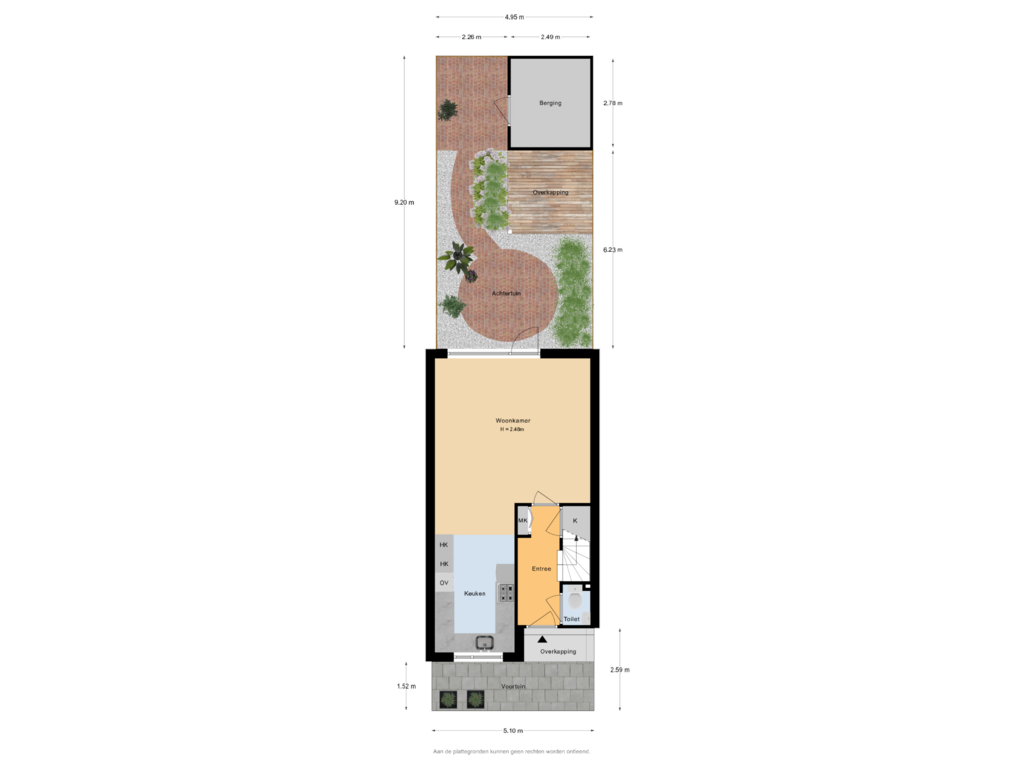 Bekijk plattegrond van Situatie van Guldendreef 66