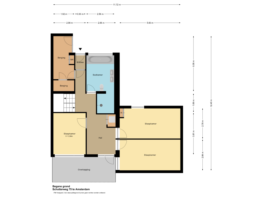 Bekijk plattegrond van Begane grond van Schutterweg 75