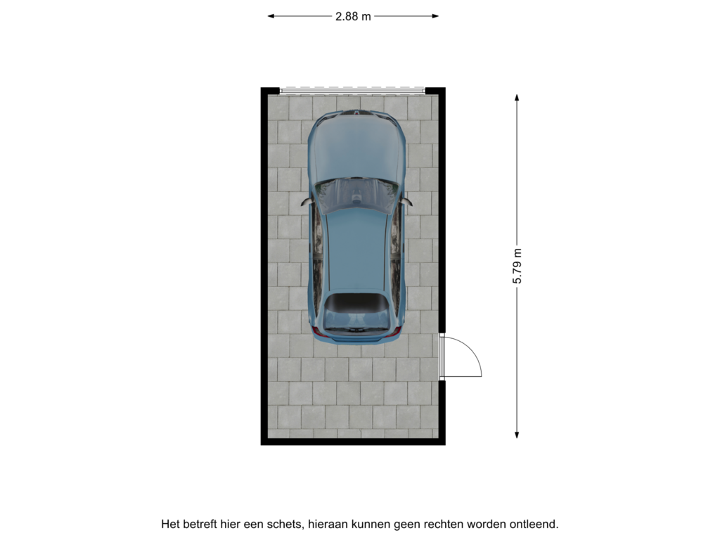 Bekijk plattegrond van Garage van Gevelsteen 25