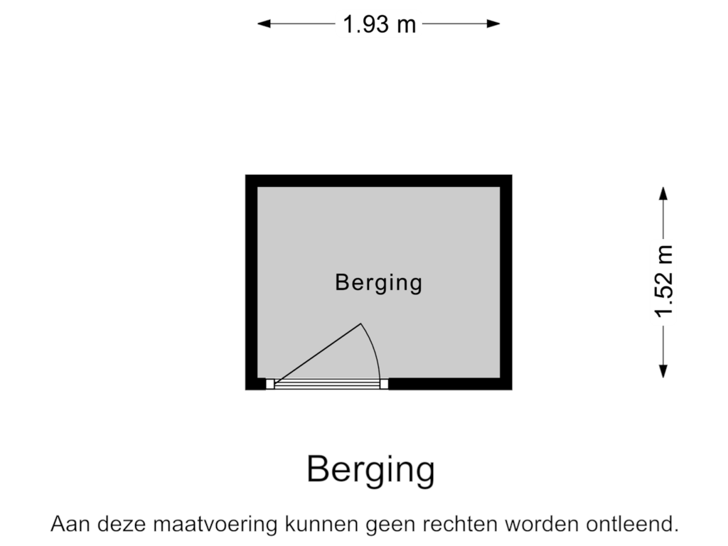 Bekijk plattegrond van Berging van Parkweg 146