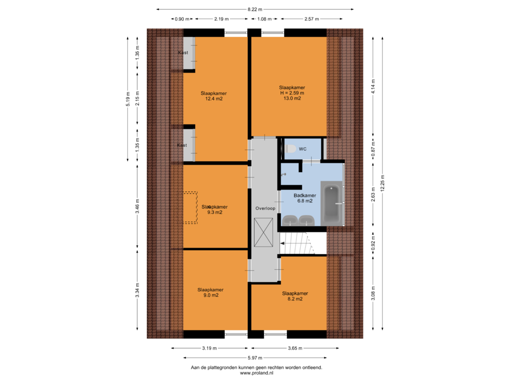 View floorplan of 1e Verdieping of Framboos 3