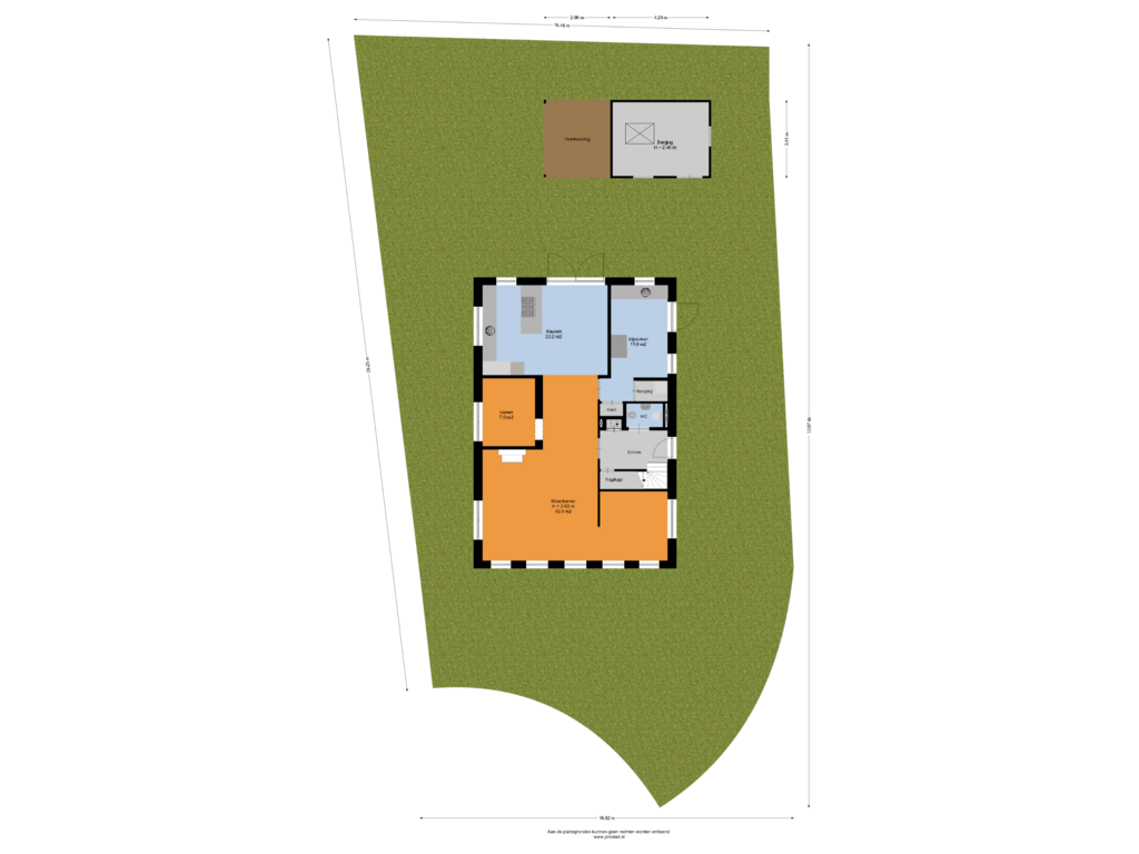 View floorplan of Begane Grond Met Tuin of Framboos 3