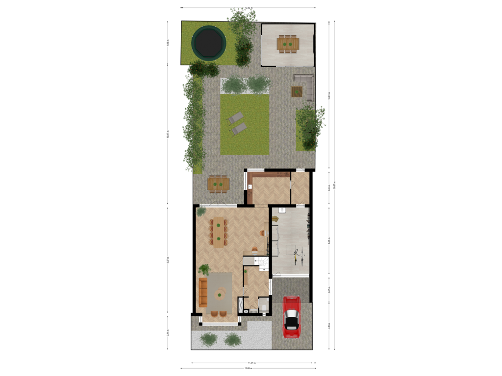 Bekijk plattegrond van Situatie van De Hanze 32