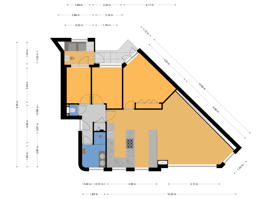 Bekijk plattegrond van Begane Grond van Pluvierstraat 394