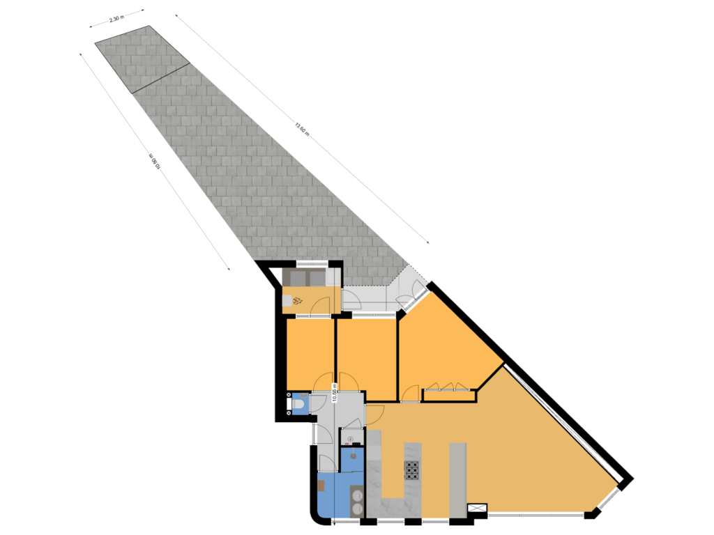 Bekijk plattegrond van Perceeloverzicht van Pluvierstraat 394