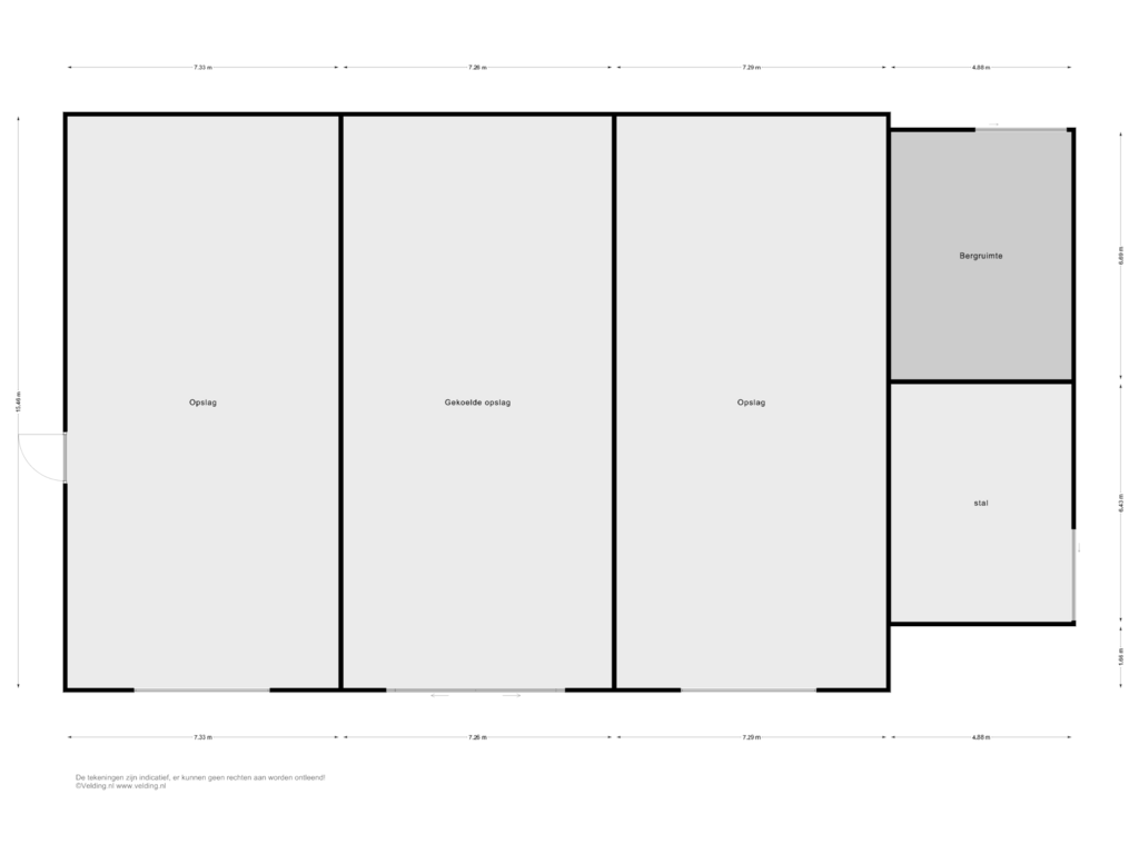 Bekijk plattegrond van Ext Bergruimte van Bergkloosterweg 84