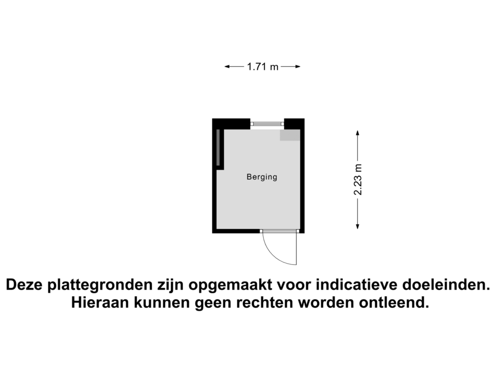 Bekijk plattegrond van Berging van Burgemeester Hogguerstraat 1153