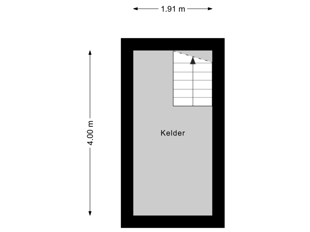 Bekijk plattegrond van Kelder van Wolderweg 3