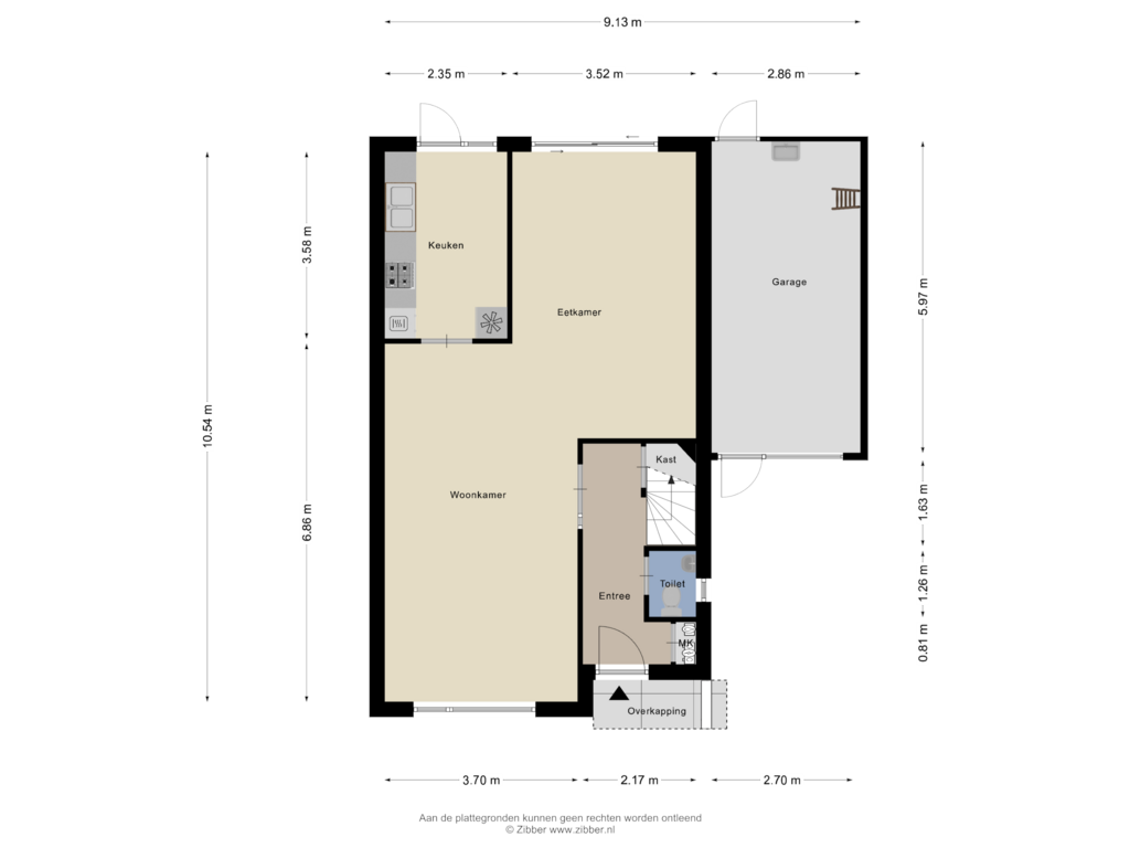 Bekijk plattegrond van Begane grond van Schonauwen 47