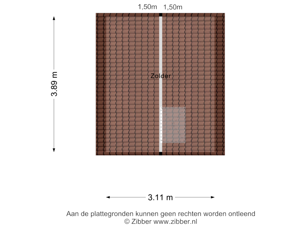 Bekijk plattegrond van Zolder van Schonauwen 47