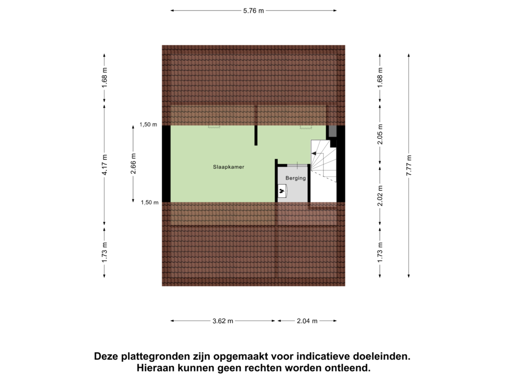 View floorplan of Tweede verdieping of Jan Truyenstraat 8