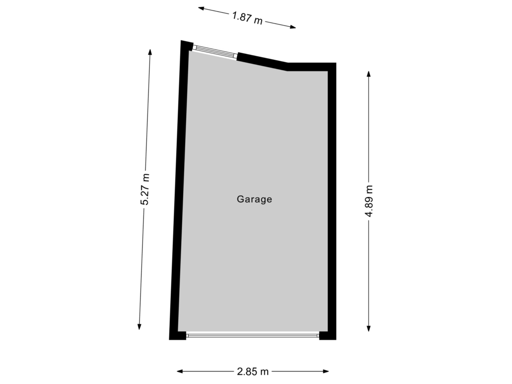 Bekijk plattegrond van Garage van Professor Boerhaaveweg 69