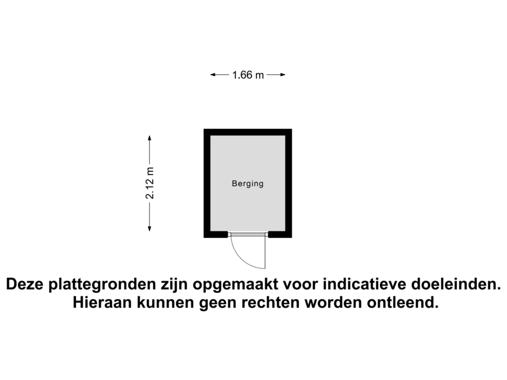 Bekijk plattegrond van Berging van Koestraat 182