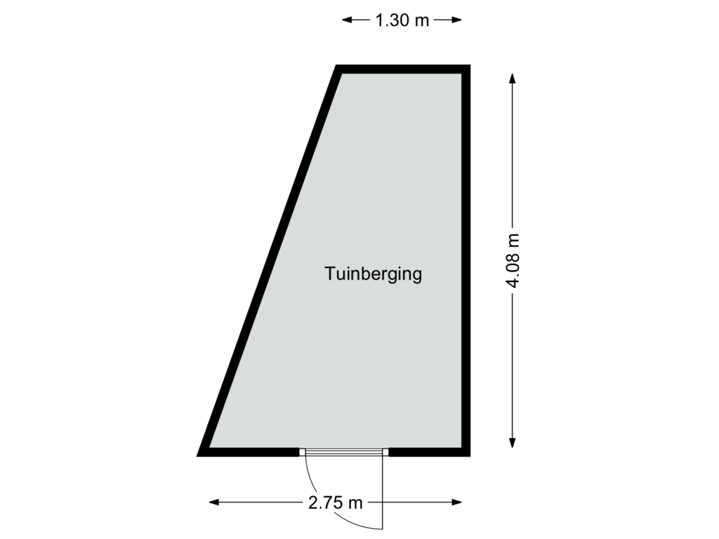 Bekijk plattegrond van Tuinberging van Eijkersstraat 67