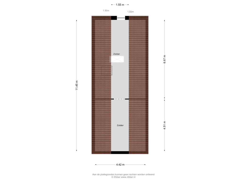 Bekijk plattegrond van Zolder van Sint-Oedenrodeseweg 28