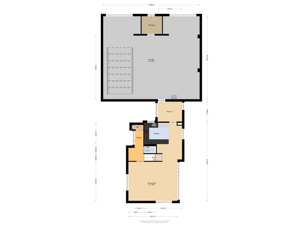 View floorplan of Begane grond of Kavelingen 51-A