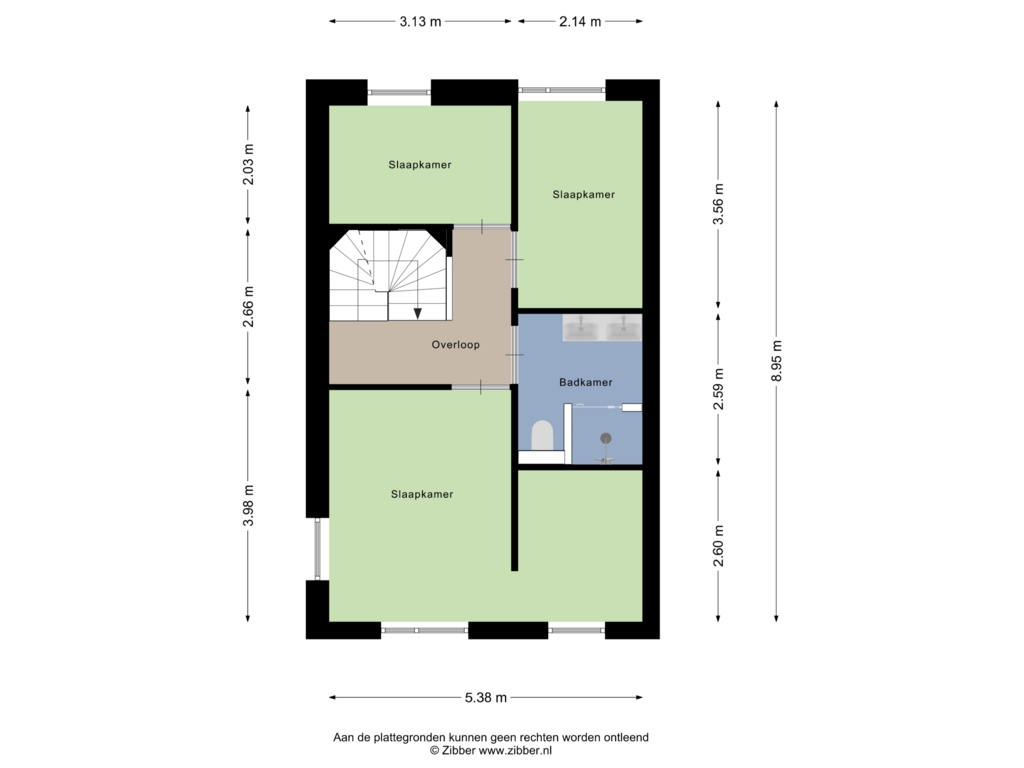 Bekijk plattegrond van Eerste Verdieping van Hadewychstraat 40