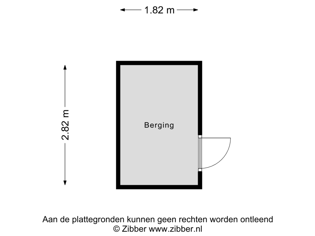 Bekijk plattegrond van Berging van Hadewychstraat 40