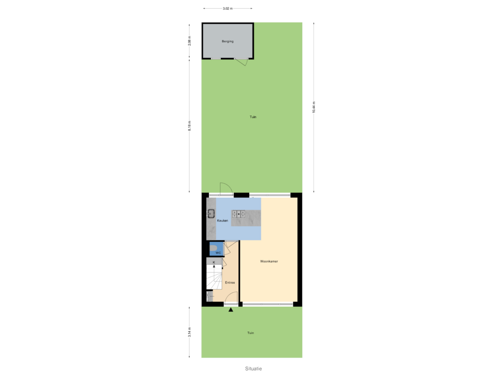 Bekijk plattegrond van Situatie van Doctor Abraham Kuyperstraat 53