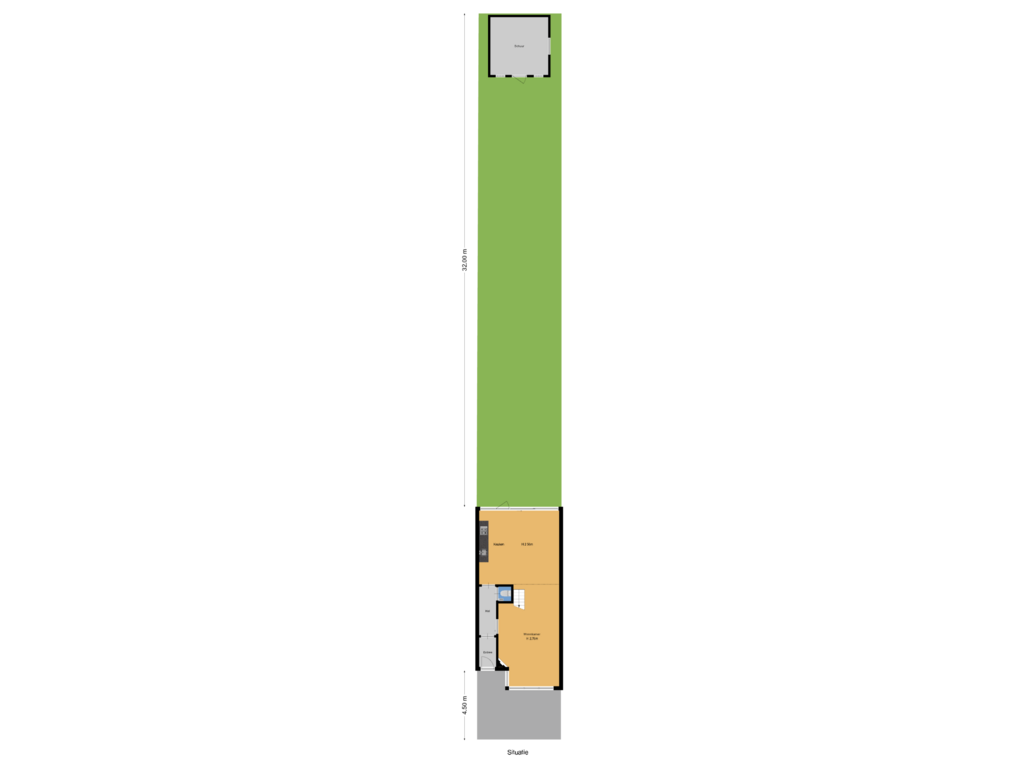 View floorplan of Situatie of Het Kerkehout 31