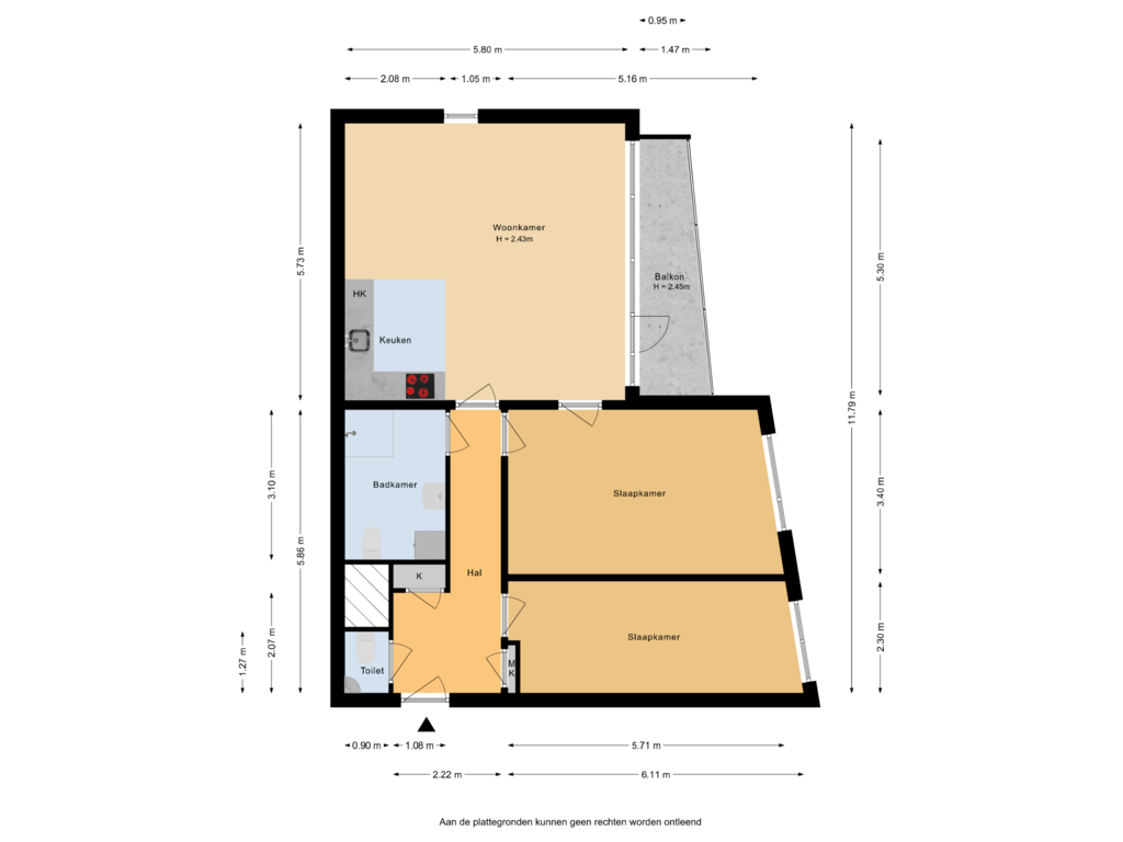 Bekijk plattegrond van Plattegrond van Othelloweg 333