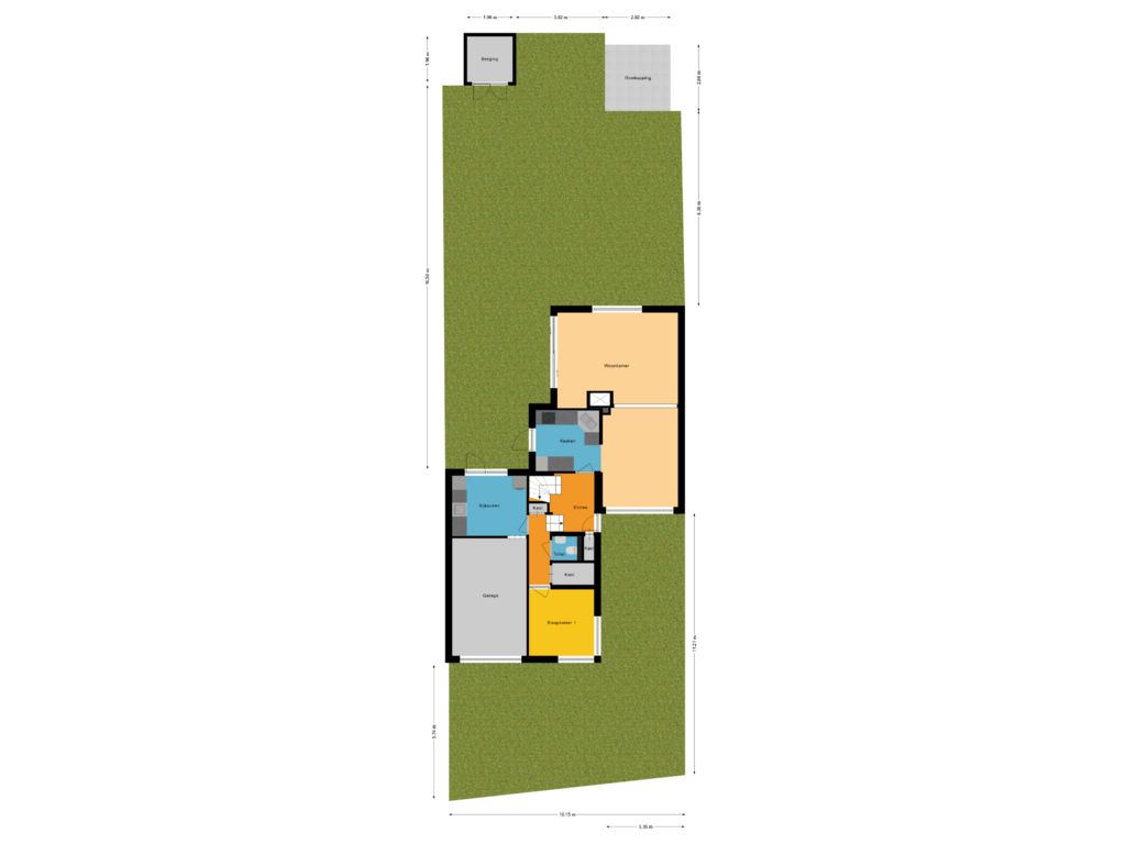 Bekijk plattegrond van Situatie van Venusstraat 10