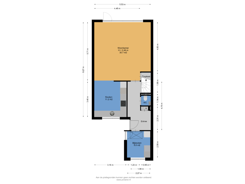 View floorplan of Begane Grond of Sneeuwvink 3